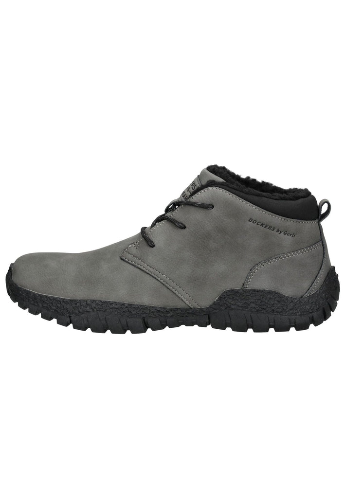 Dockers Stiefelette Lederimitat Dunkelgrau Warmfutter