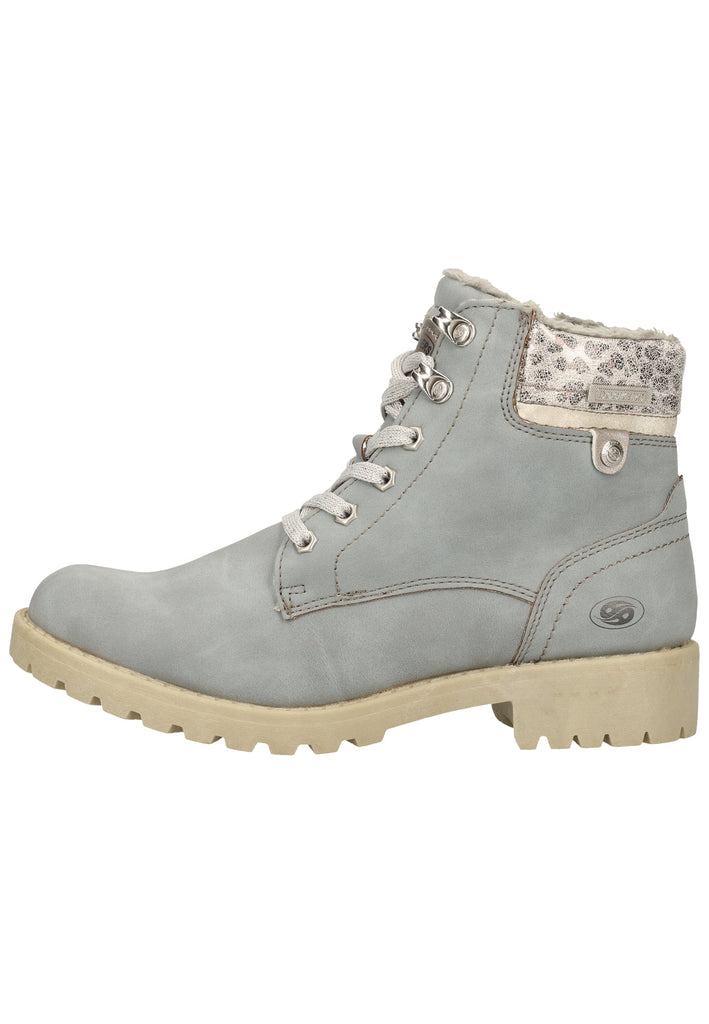 Dockers Stiefelette Lederimitat Hellblau Warmfutter