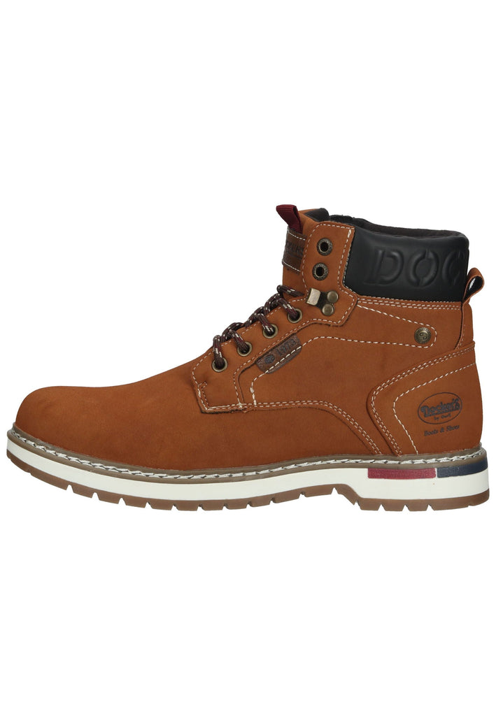 Dockers Stiefelette Lederimitat Hellgrau