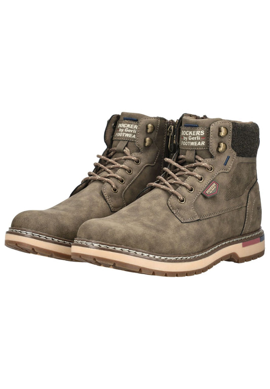 Dockers Stiefelette Lederimitat Khaki