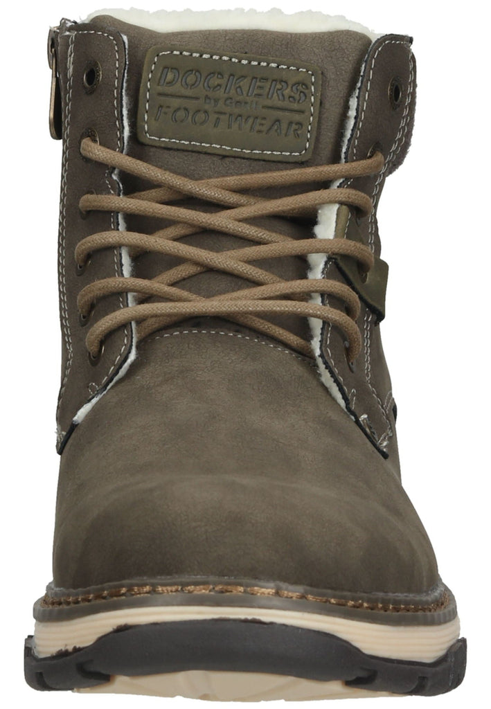 Dockers Stiefelette Lederimitat Khaki Warmfutter