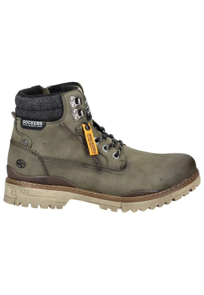 Dockers Stiefelette Lederimitat Olive