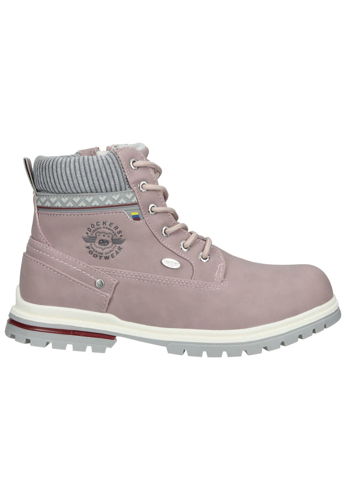 Dockers Stiefelette Lederimitat Rosa