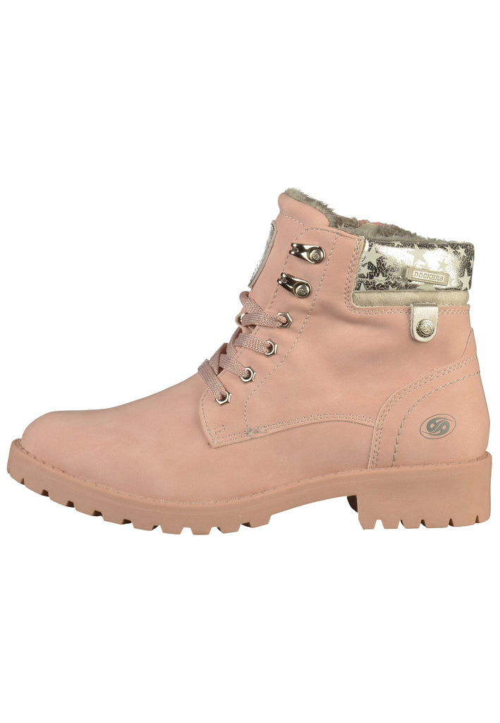 Dockers Stiefelette Lederimitat Rosa