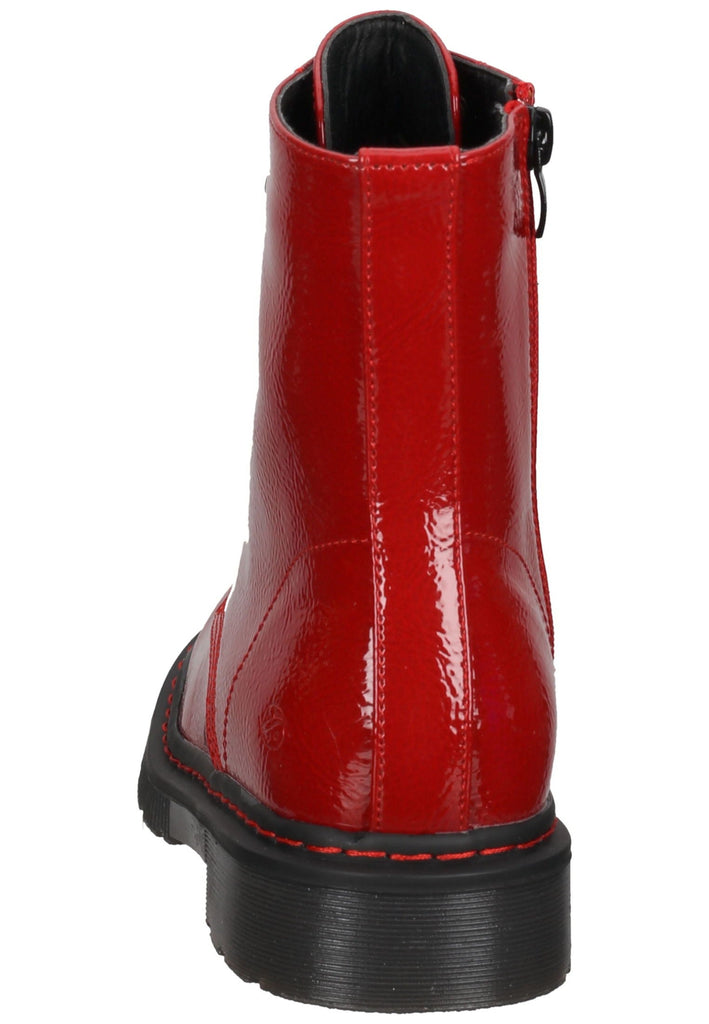 Dockers Stiefelette Lederimitat Rot Lack