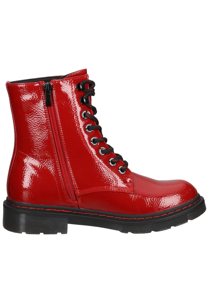 Dockers Stiefelette Lederimitat Rot Lack