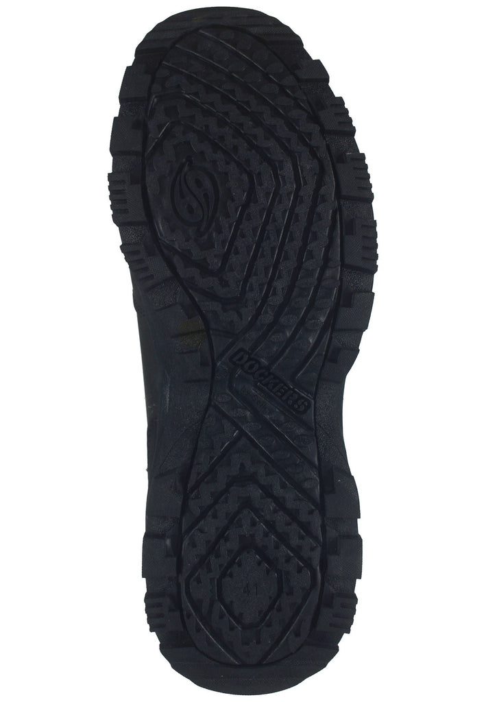 Dockers Stiefelette Lederimitat Schwarz