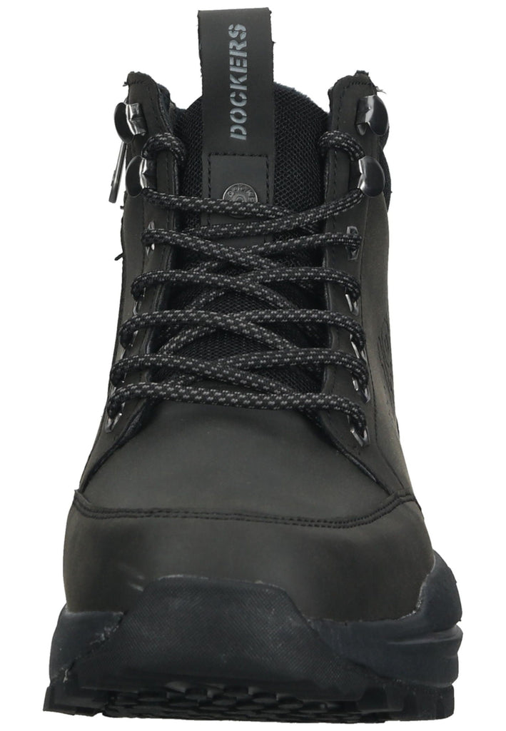 Dockers Stiefelette Lederimitat Schwarz