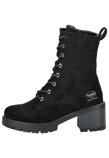 Dockers Stiefelette Lederimitat Schwarz