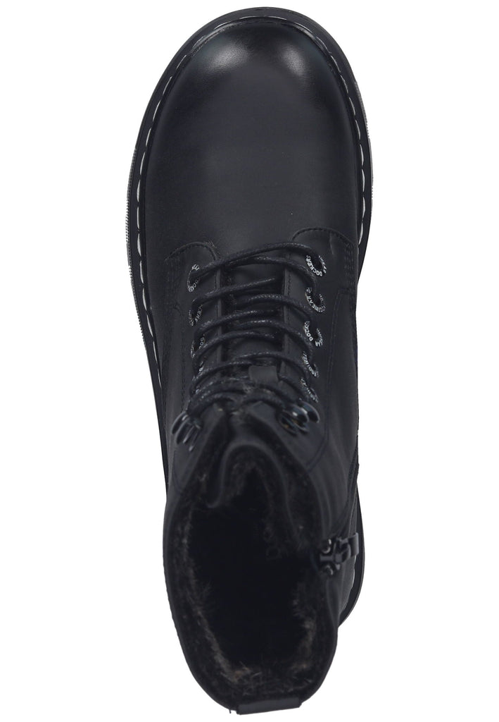 Dockers Stiefelette Lederimitat Schwarz