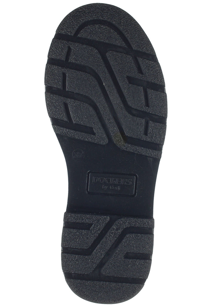 Dockers Stiefelette Lederimitat Schwarz