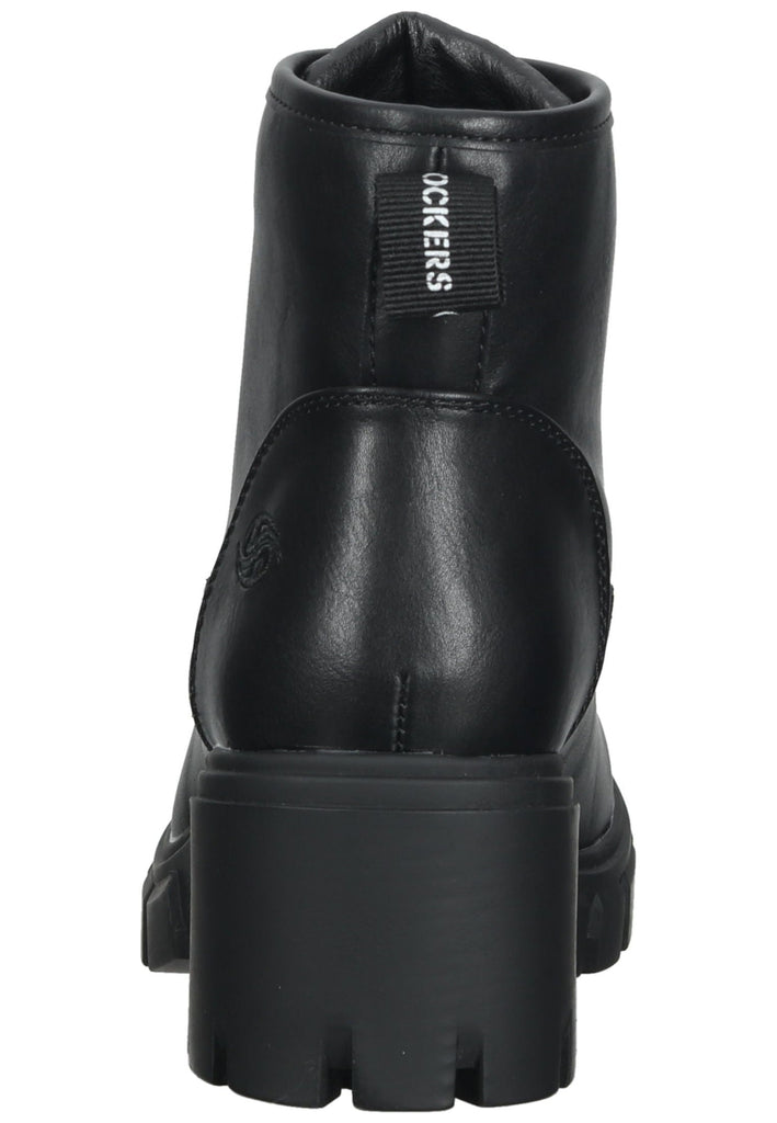 Dockers Stiefelette Lederimitat Schwarz