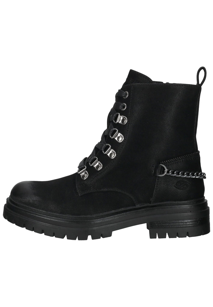 Dockers Stiefelette Lederimitat Schwarz