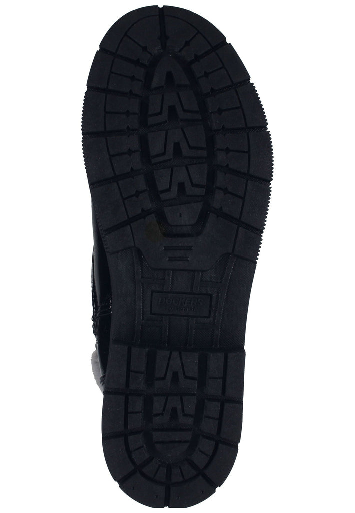 Dockers Stiefelette Lederimitat Schwarz