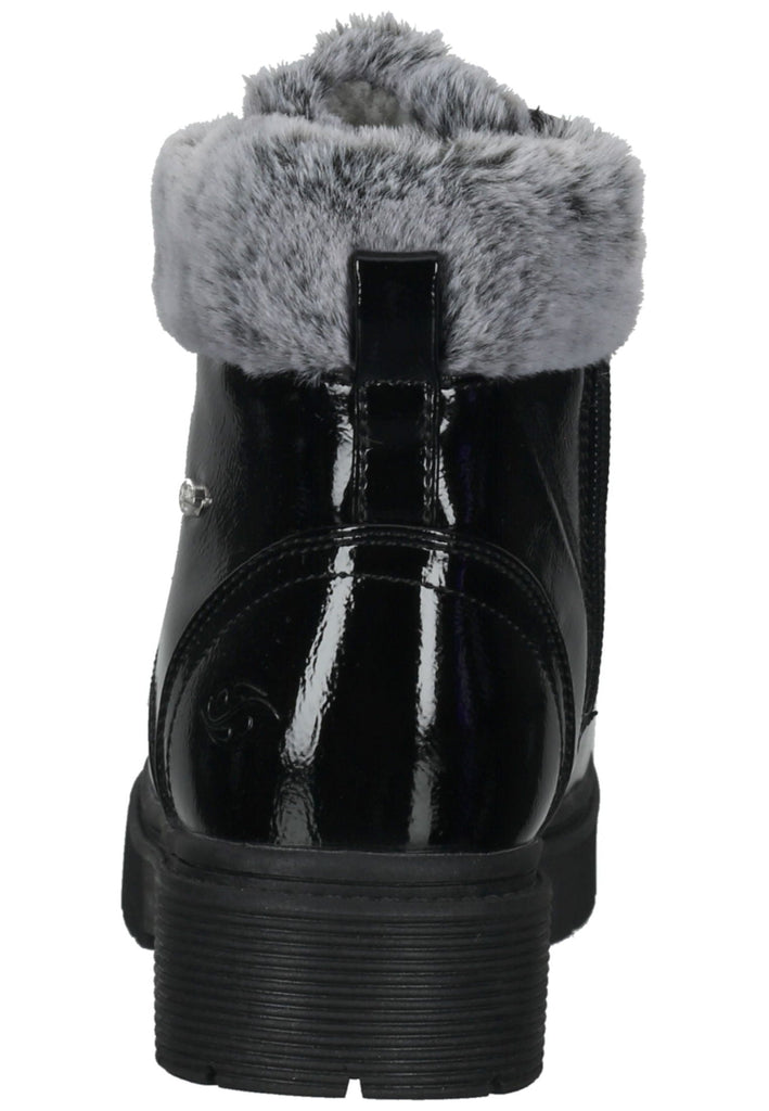 Dockers Stiefelette Lederimitat Schwarz