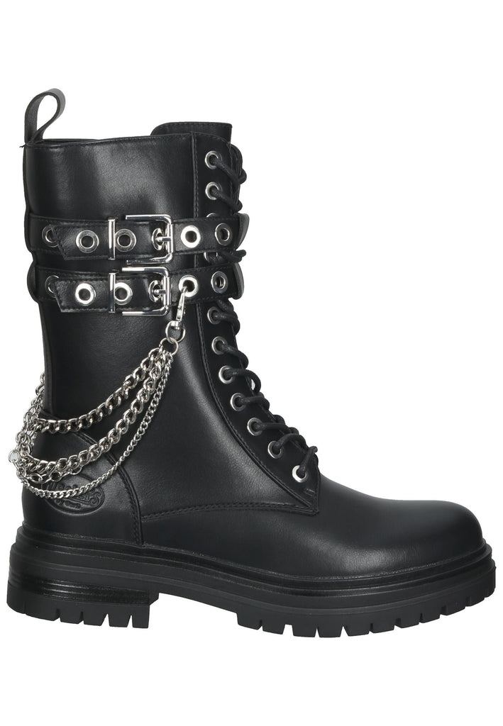 Dockers Stiefelette Lederimitat Schwarz