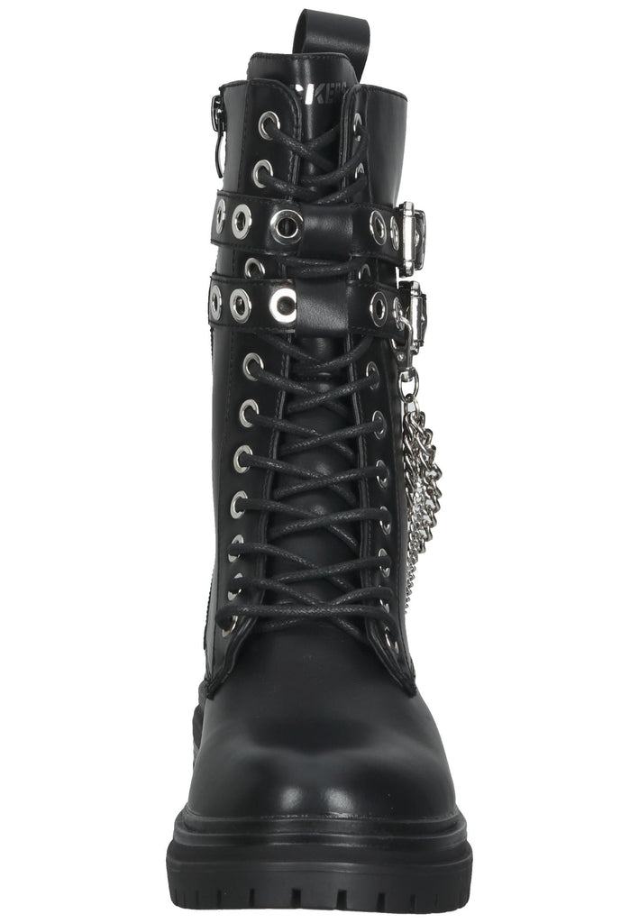 Dockers Stiefelette Lederimitat Schwarz