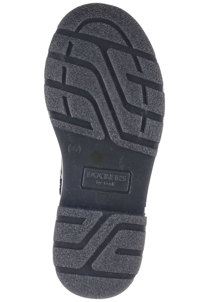 Dockers Stiefelette Lederimitat Schwarz