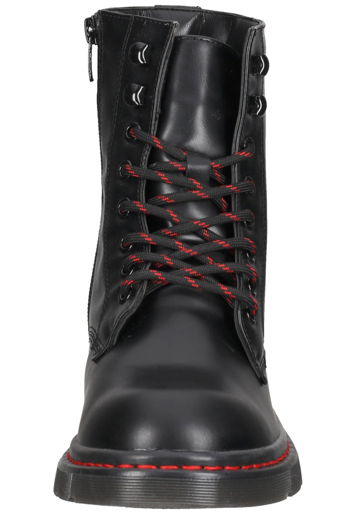 Dockers Stiefelette Lederimitat Schwarz