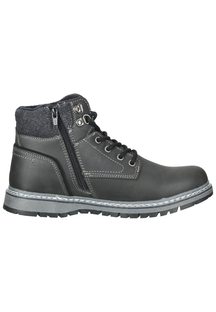 Dockers Stiefelette Lederimitat Schwarz