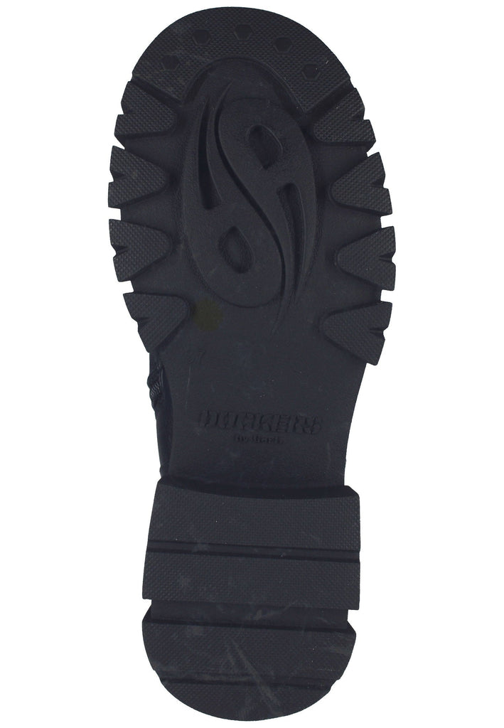 Dockers Stiefelette Lederimitat Schwarz