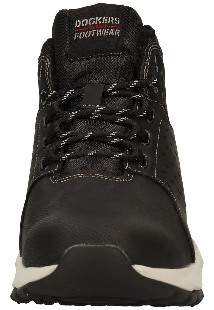 Dockers Stiefelette Lederimitat Schwarz