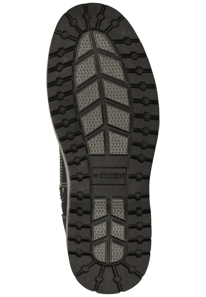 Dockers Stiefelette Lederimitat Schwarz