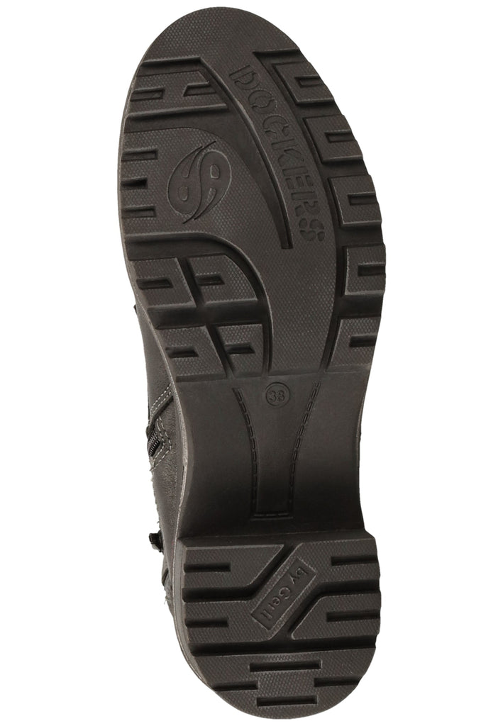 Dockers Stiefelette Lederimitat Schwarz