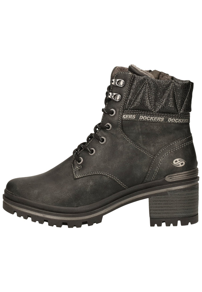 Dockers Stiefelette Lederimitat Schwarz