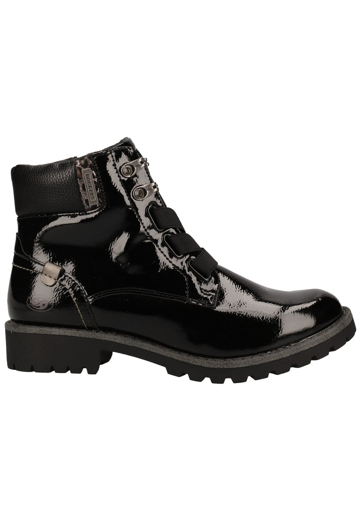 Dockers Stiefelette Lederimitat Schwarz
