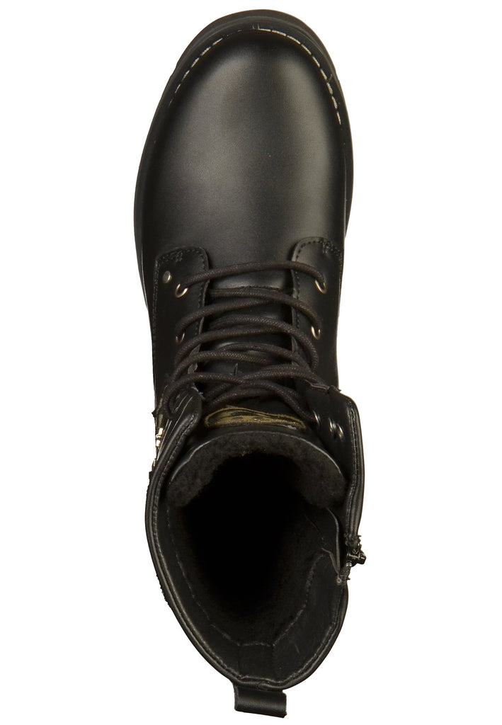 Dockers Stiefelette Lederimitat Schwarz