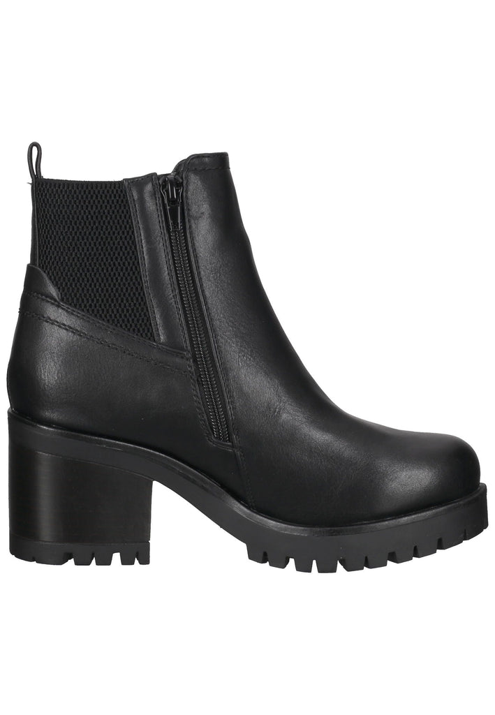 Dockers Stiefelette Lederimitat Schwarz/Grau