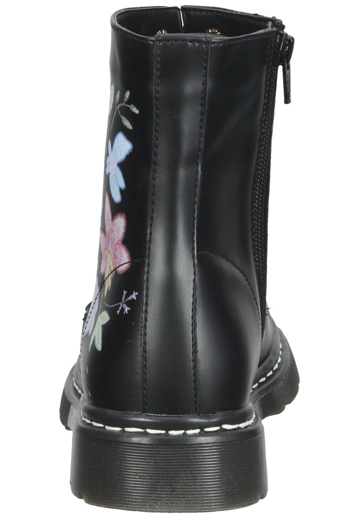 Dockers Stiefelette Lederimitat Schwarz Multi