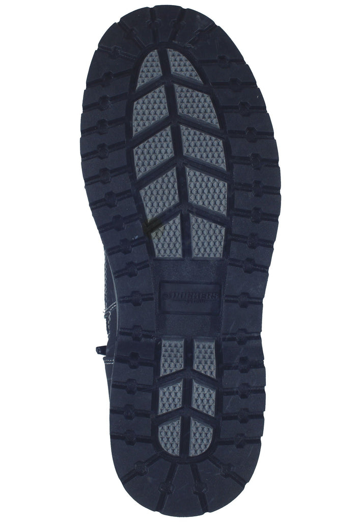 Dockers Stiefelette Lederimitat Schwarz Warmfutter