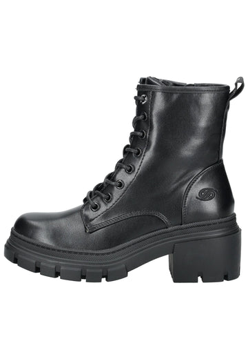 Dockers Stiefelette Lederimitat Schwarz Warmfutter