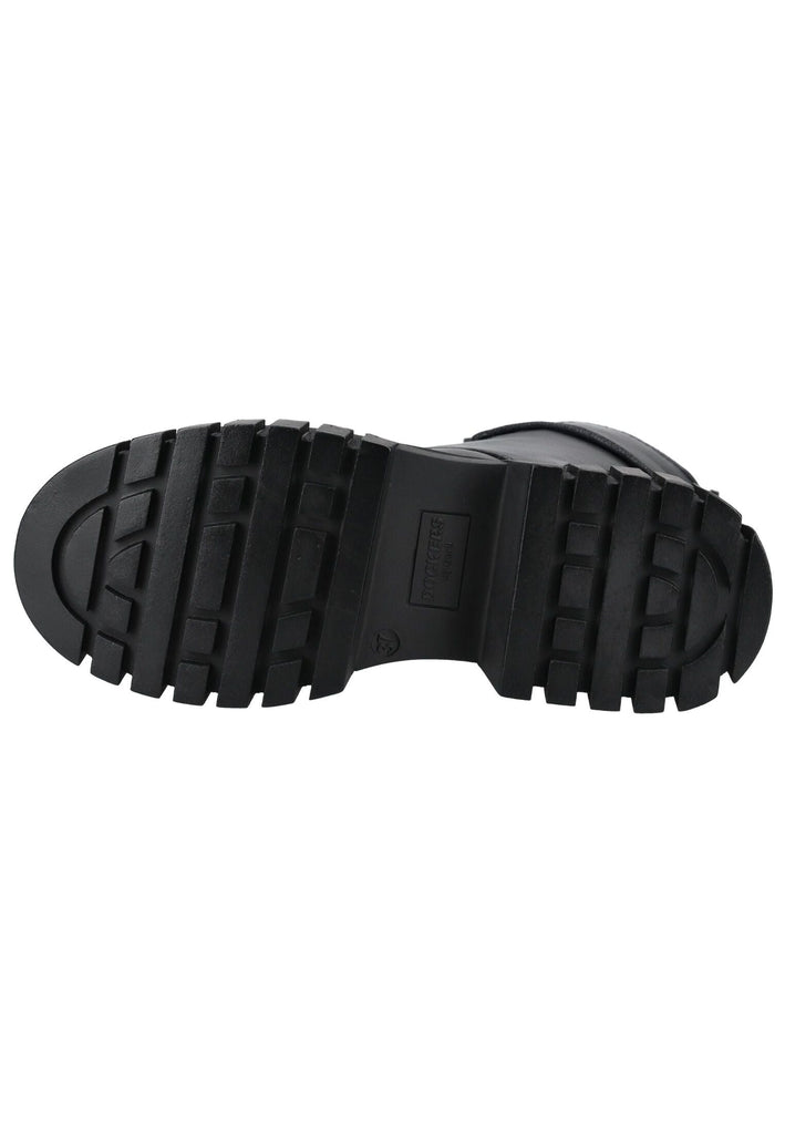 Dockers Stiefelette Lederimitat Schwarz Warmfutter