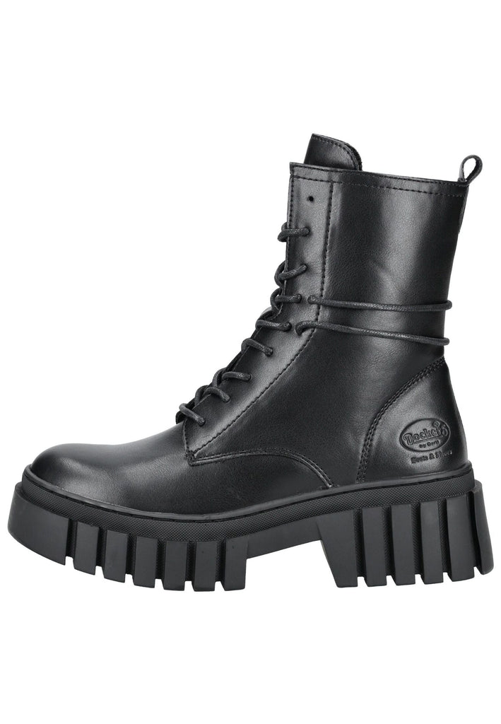 Dockers Stiefelette Lederimitat Schwarz Warmfutter