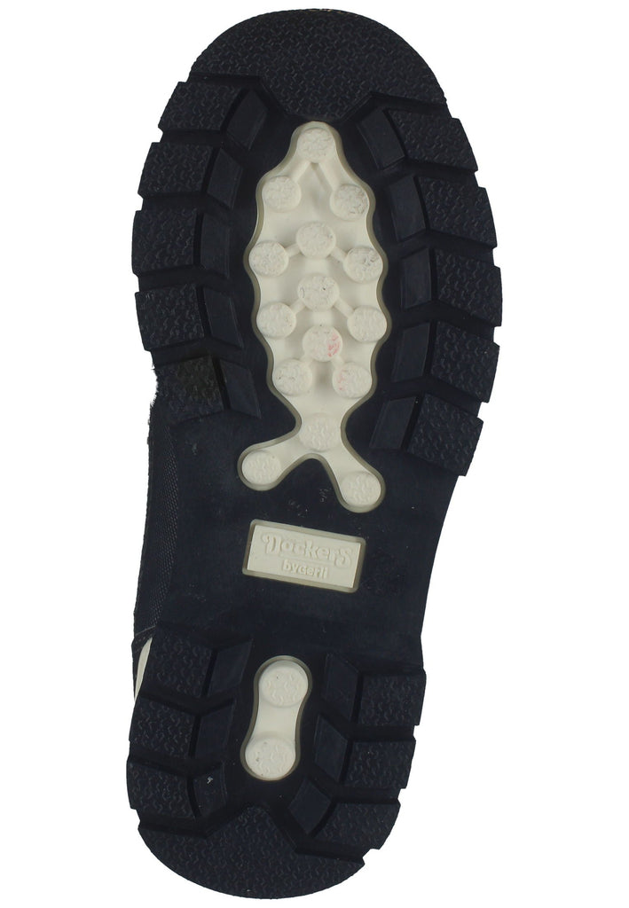 Dockers Stiefelette Lederimitat Schwarz Warmfutter