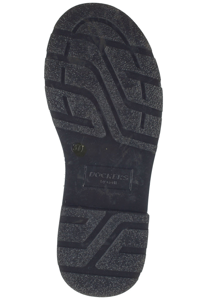 Dockers Stiefelette Lederimitat Schwarz Warmfutter