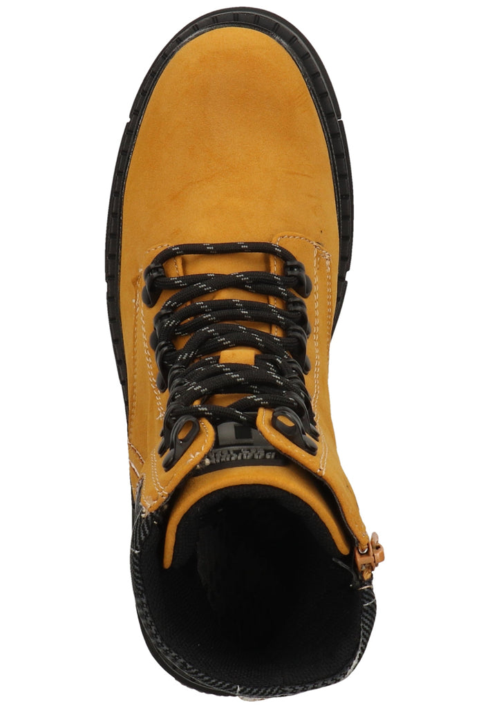 Dockers Stiefelette Lederimitat/Textil Gelb
