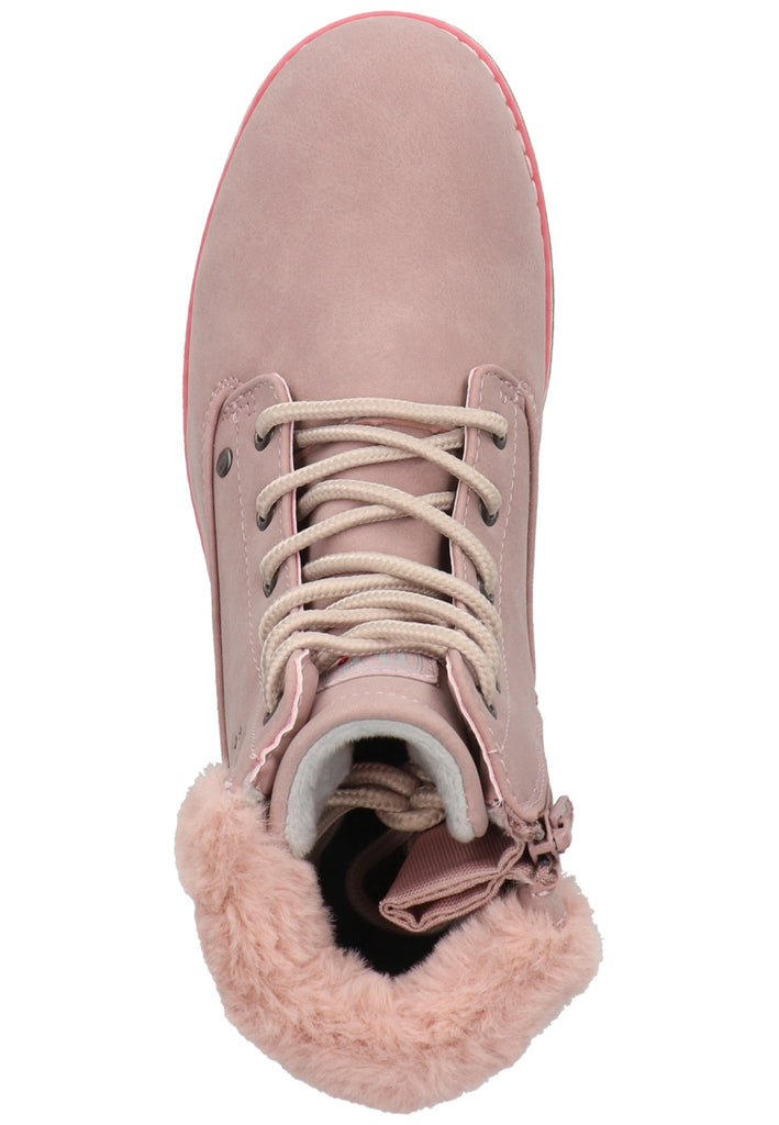 Dockers Stiefelette Lederimitat/Textil Rosa