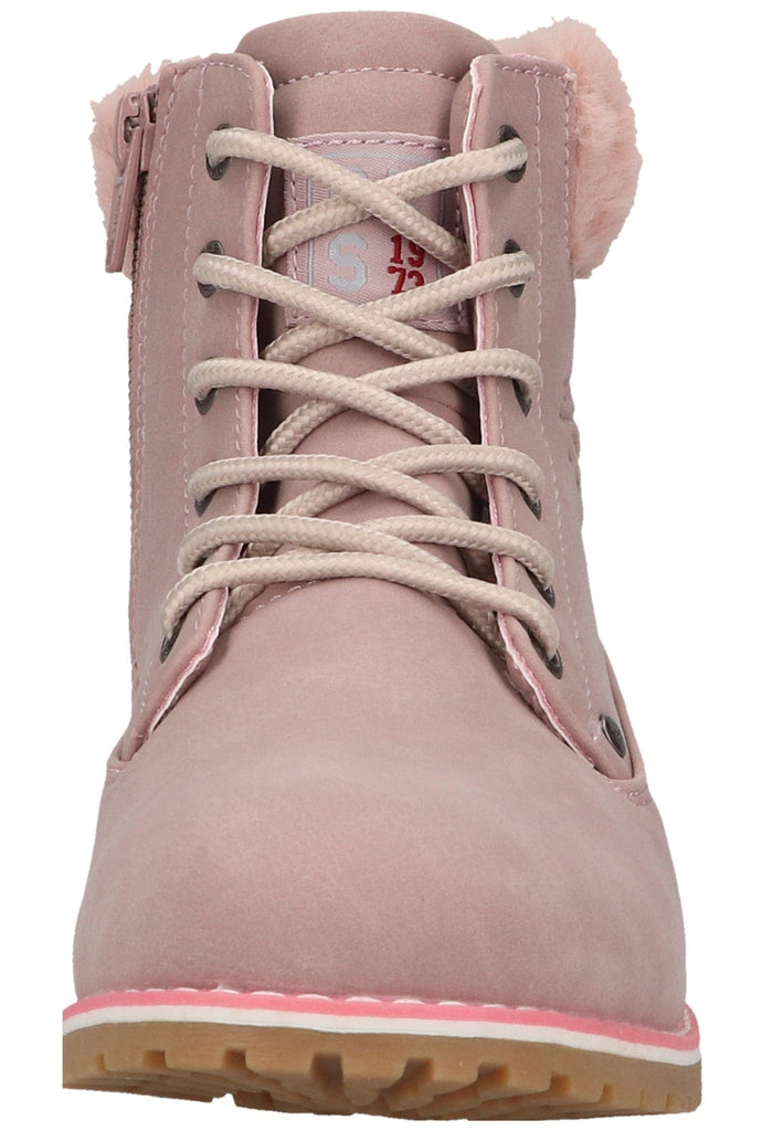 Dockers Stiefelette Lederimitat/Textil Rosa