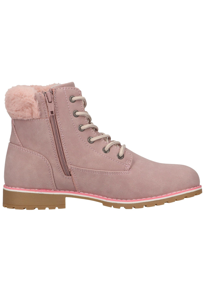 Dockers Stiefelette Lederimitat/Textil Rosa