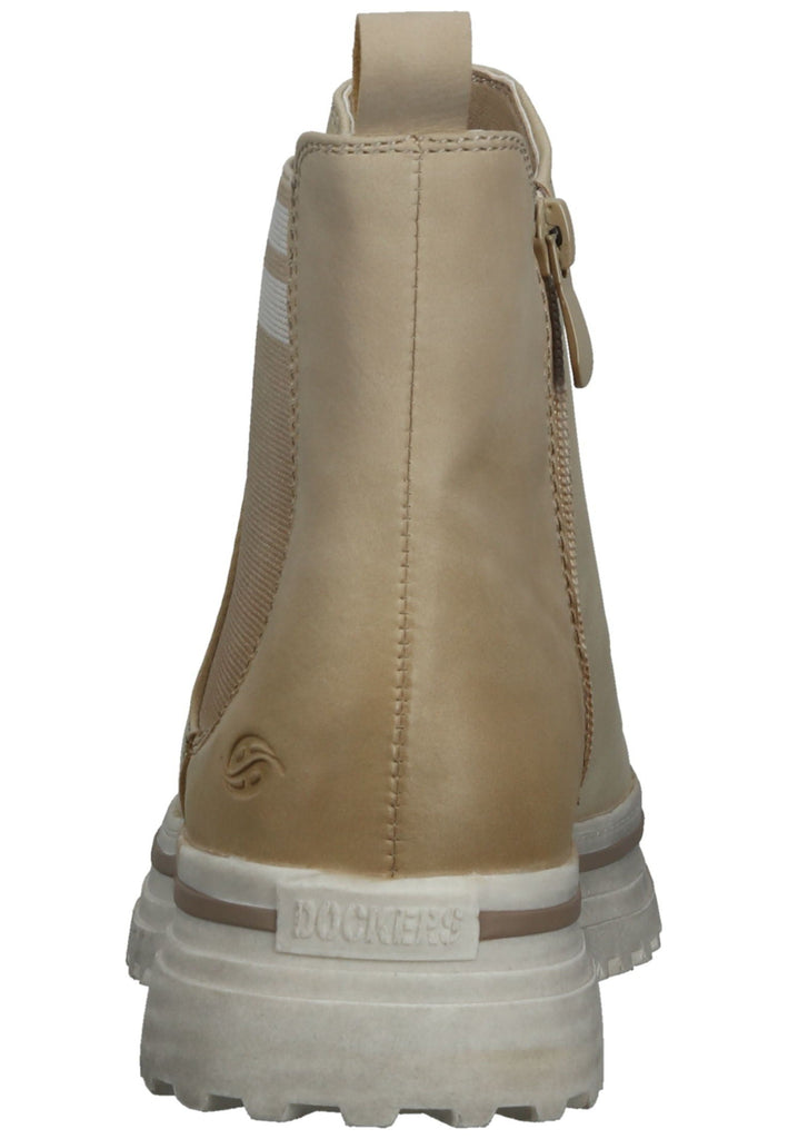 Dockers Stiefelette Lederimitat/Textil Sand
