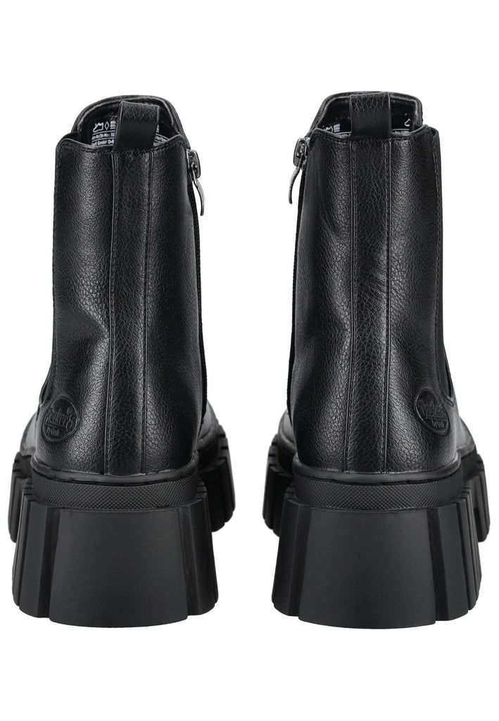 Dockers Stiefelette Lederimitat/Textil Schwarz