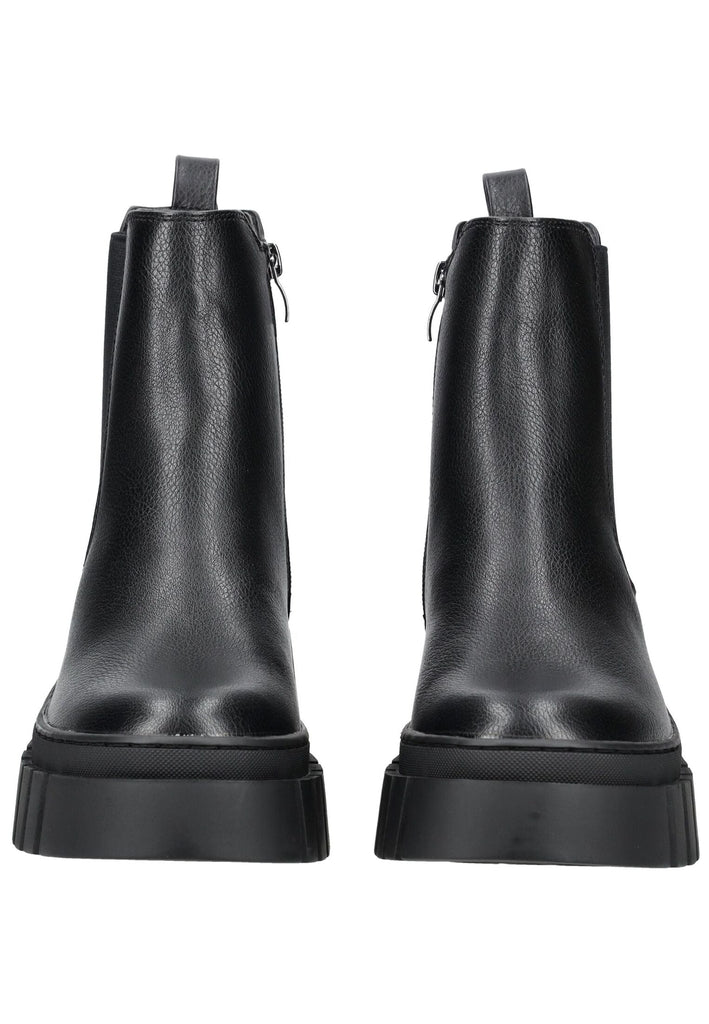 Dockers Stiefelette Lederimitat/Textil Schwarz