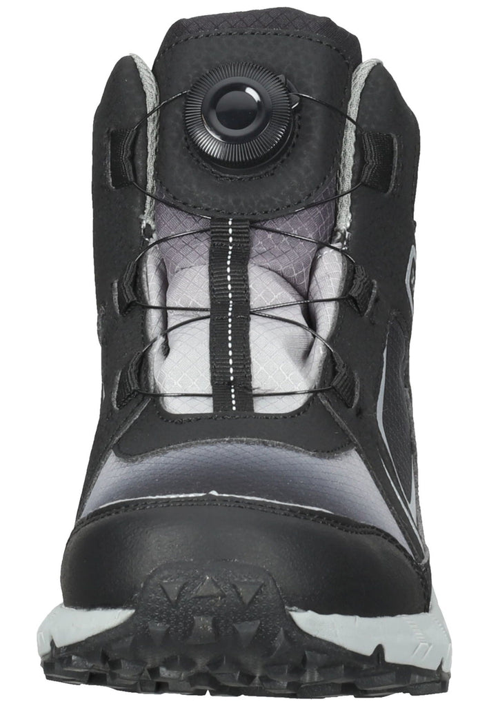 Dockers Stiefelette Lederimitat/Textil Schwarz/grau