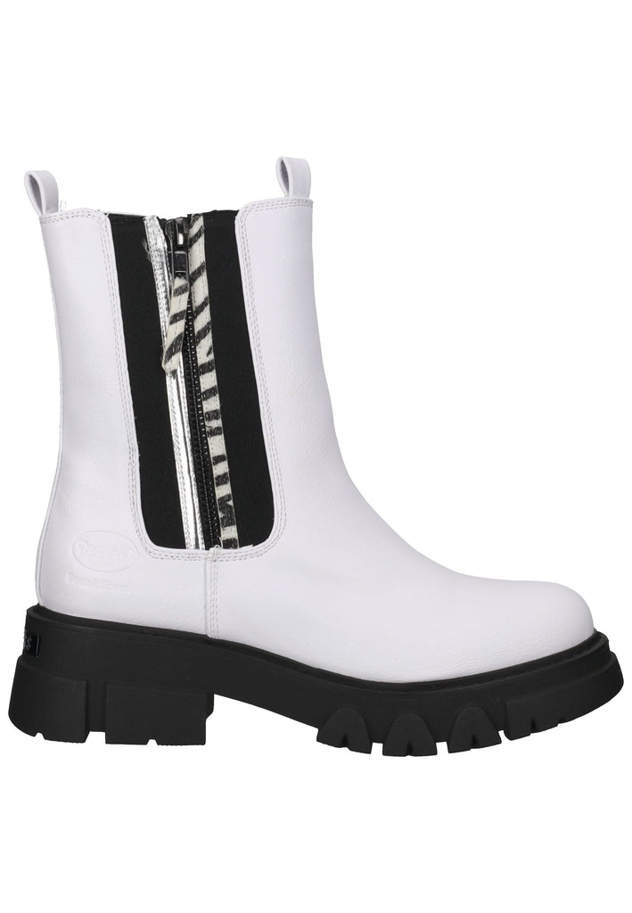 Dockers Stiefelette Lederimitat Weiß