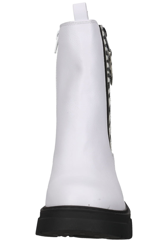 Dockers Stiefelette Lederimitat Weiß