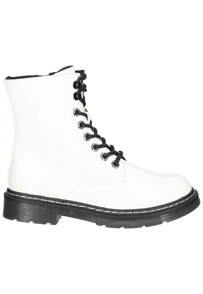Dockers Stiefelette Lederimitat Weiß